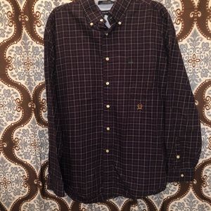 Tommy Hilfiger long sleeve plaid shirt
